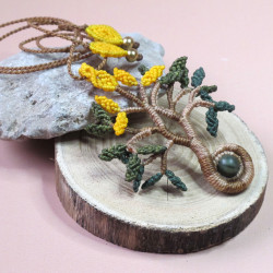 collier pendentif "Ynyr" arbre de vie