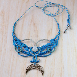 Collier plastron "Alhena"