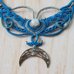 Collier plastron "Alhena"